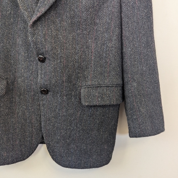 Vintage Woolrich Tweed Blazer Multi Color Size 42R - Picture 2 of 12
